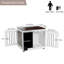 Mobilier intérieur pour cage de chien