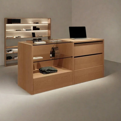 Modern Minimalist Center Island Cabinet