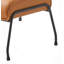 Fauteuil d'appoint et repose-pieds en cuir fleur-1788143045