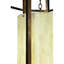Luminaire suspendu en cuivre antique à 4 lumières Cresie