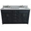Ensemble de meuble-lavabo double 61 po Thaxten-1470597085