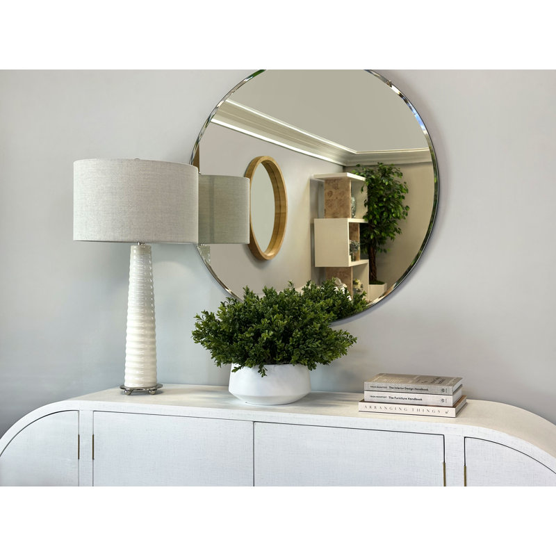 15'' Faux Boxwood Plant in Ceramic Pot