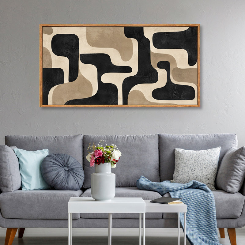 Grandes impressions sur toile encadrées en noir et blanc sur toile encadrée pour chambre à coucher, salle à manger