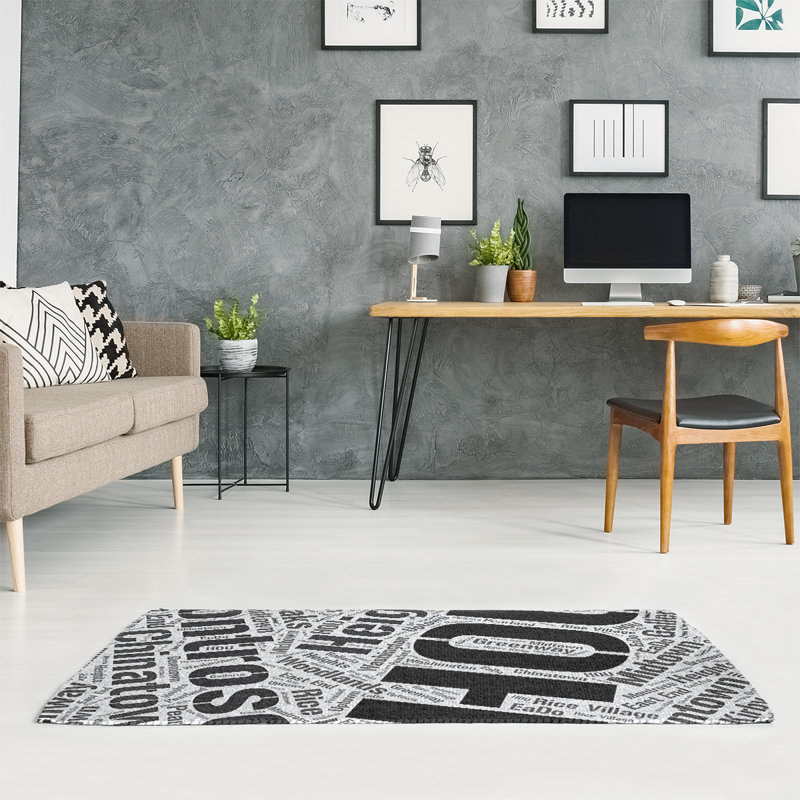 Chenille Indoor Rug, Rectangle 5' x 7'
