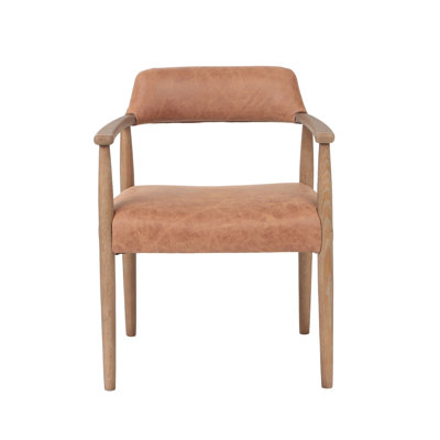 Leighton Ash Wood Upholstered Dining Chair