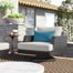 Ehrenfried Swivel Outdoor Lounge Chair