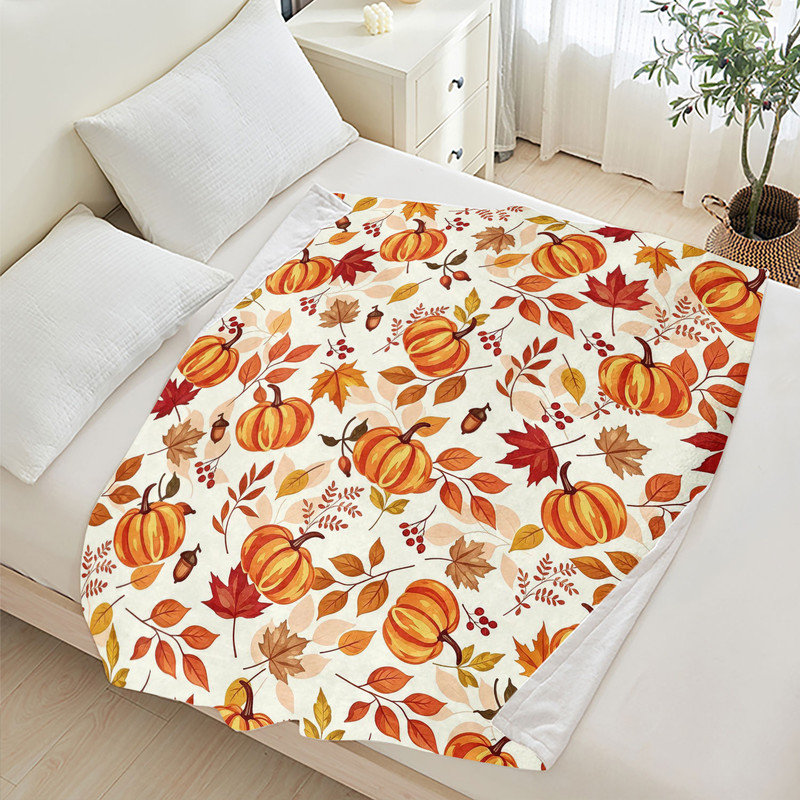 Throw Blanket, Glands d'automne avec baies
