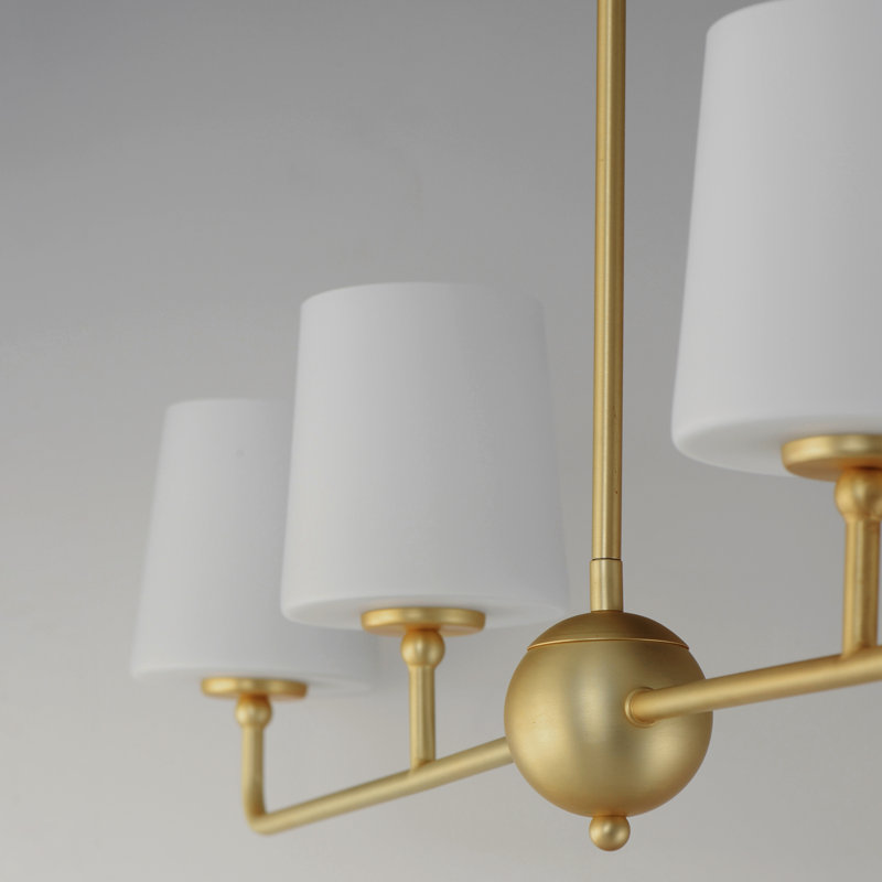 Bristol 4 - Light Satin Brass Unique/Statement Pendant, Satin Brass
