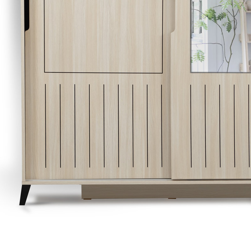 Armoire Suellen, Chêne, H 85 po x l 51 po x P 23,6 po