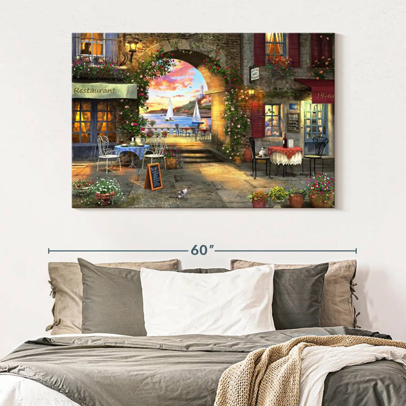 Sireci Mediterranean Evening, 34" H x 51" W