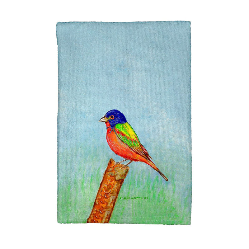 Serviette de thé peinte bunting