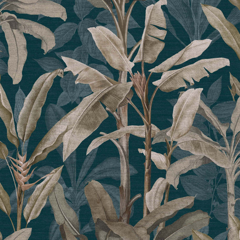 Borneo Emerald Wallpaper, Blue