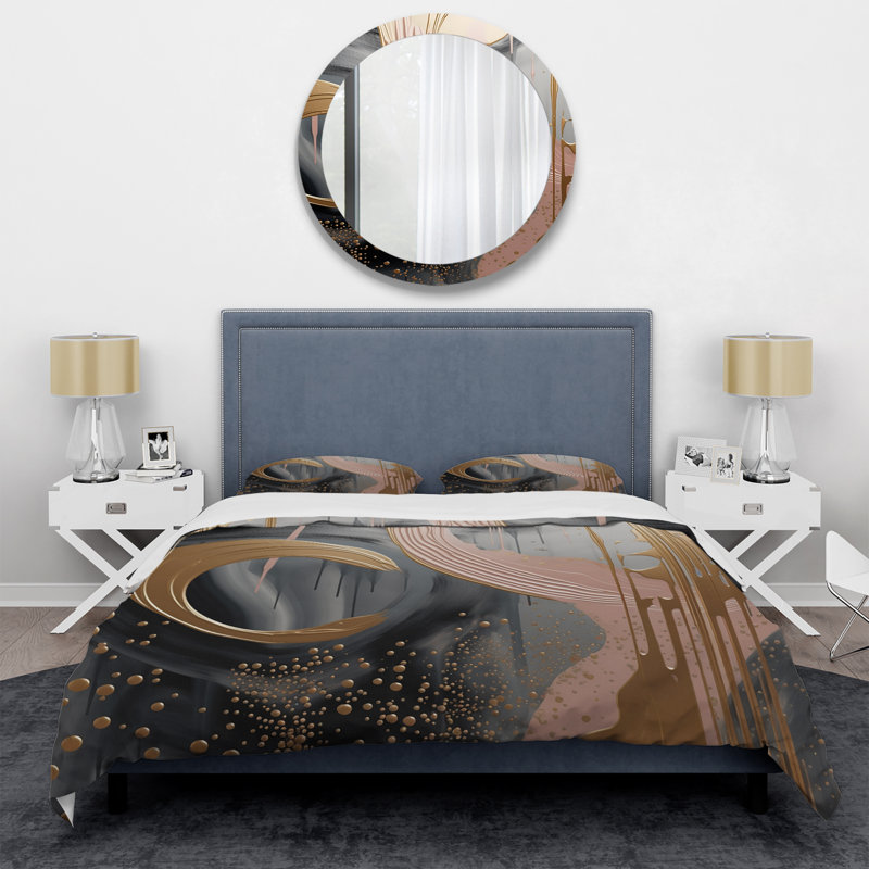 Ensemble de housse de couette Abstract Abstract, Housse de couette pour très grand lit et 2 très 