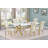 Benzino Trestle Dining Set-1025142340-1025142342-1025224444