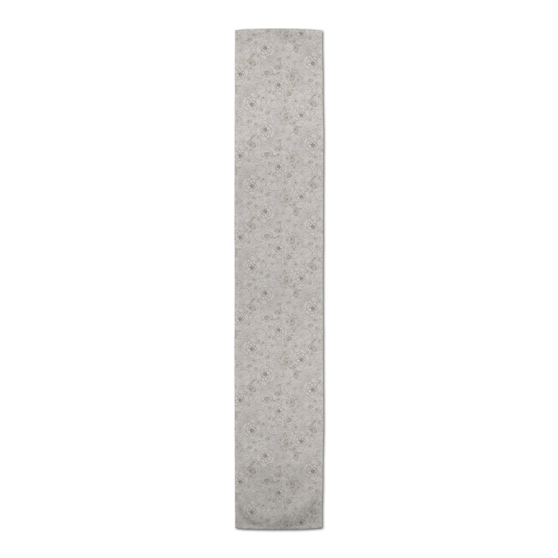 Linge de table Artorias, 72 po x 16 po, gris