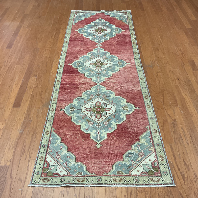 Dakota Fields Handmade Turkish Oushak Wool Runner