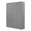 Grand lit escamotable mural avec tablettes