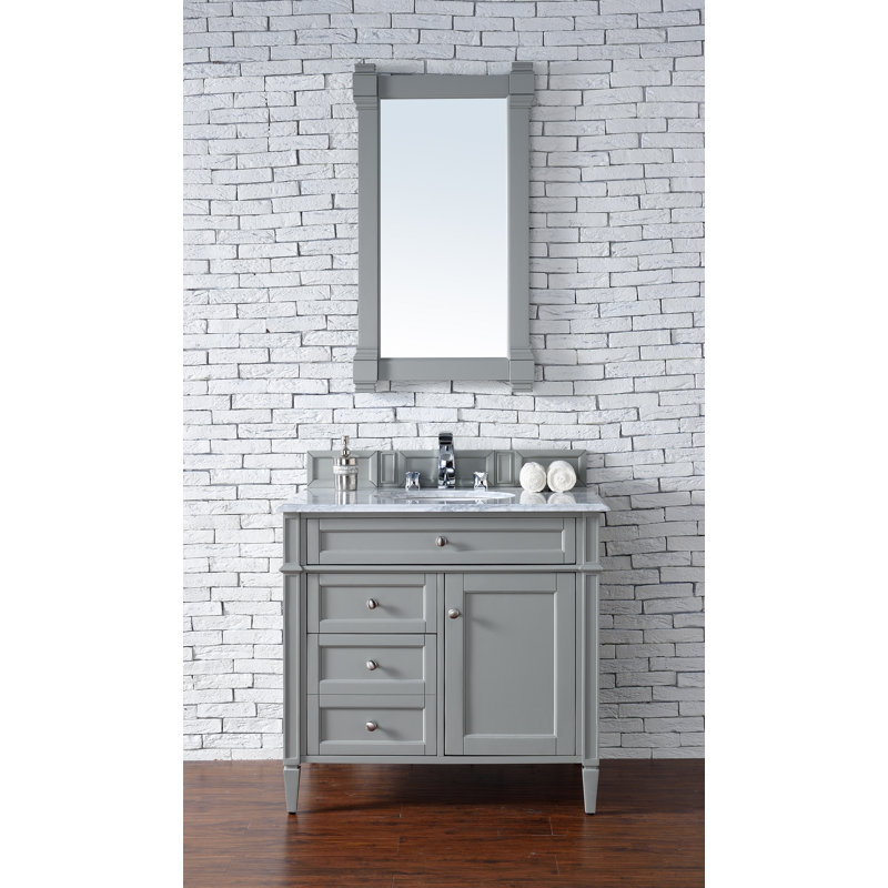 Brittany 36'' W Single Bathroom Vanity Base, Urban Grey