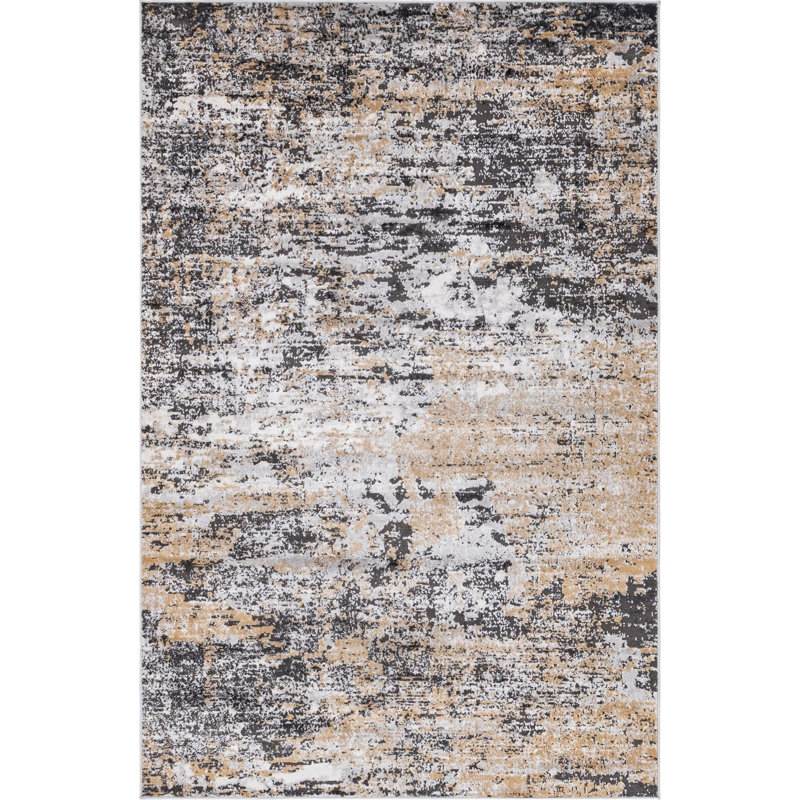 Abstract Indoor Rug, Rectangle 5'1" x 8'