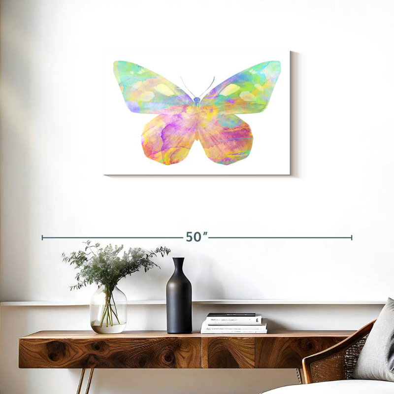 Rainbow Butterfly, 20" H x 30" W