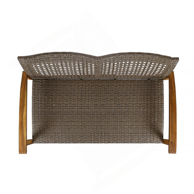 Bedingfield Wide Outdoor Loveseat