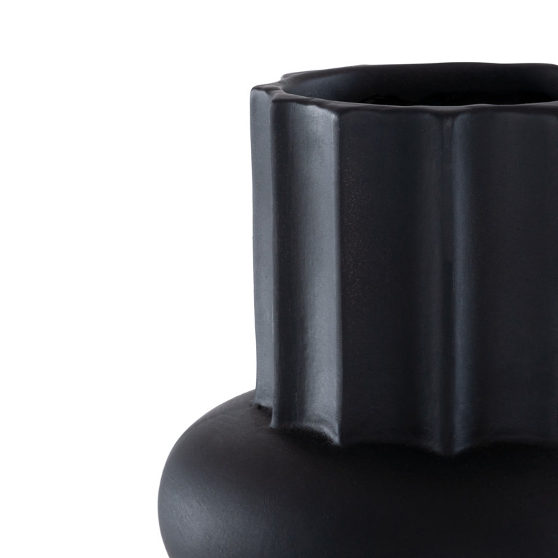 Vase de table Keita, Noir antique
