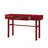 Red Finish Vanity Desk