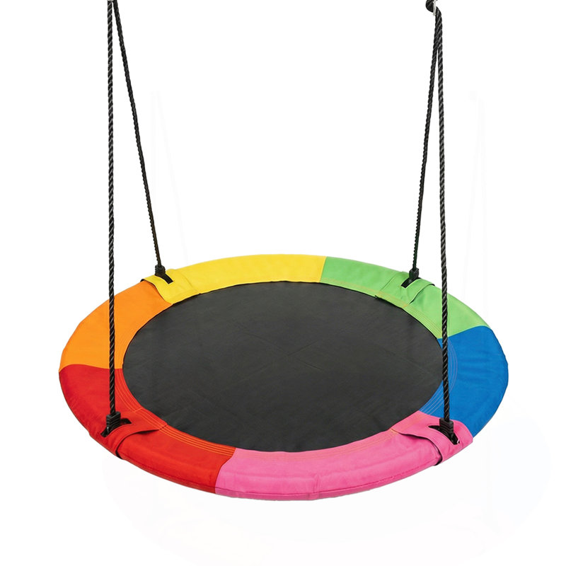 YC saucer swing 40"  -Rainbow