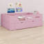 Lit plateforme classique en bois avec garde-corps et tiroir pour chambre d'enfant-2130317306