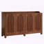 Buffet 57 po avec portes à volets