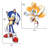 Sonic The Hedgehog Sonic and Tails Wall Decals