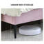 Deeb Tufted Upholstered Flower Silhouette Headboard Platform Bed-787205996-787205992