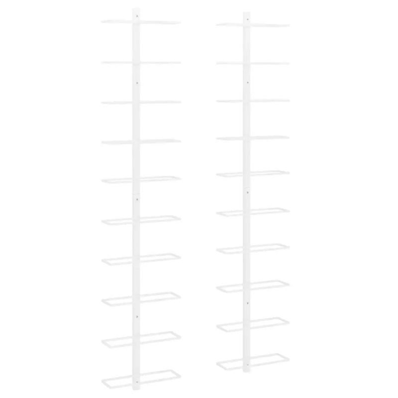 Janssen Wall Mounted Wine Bottle Rack, White