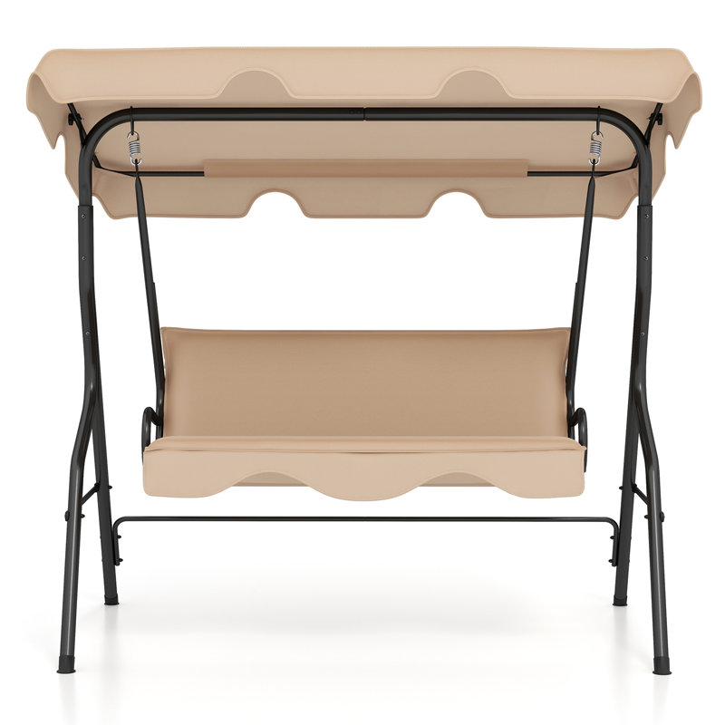 Balancelle de véranda avec support Ruffin, Beige