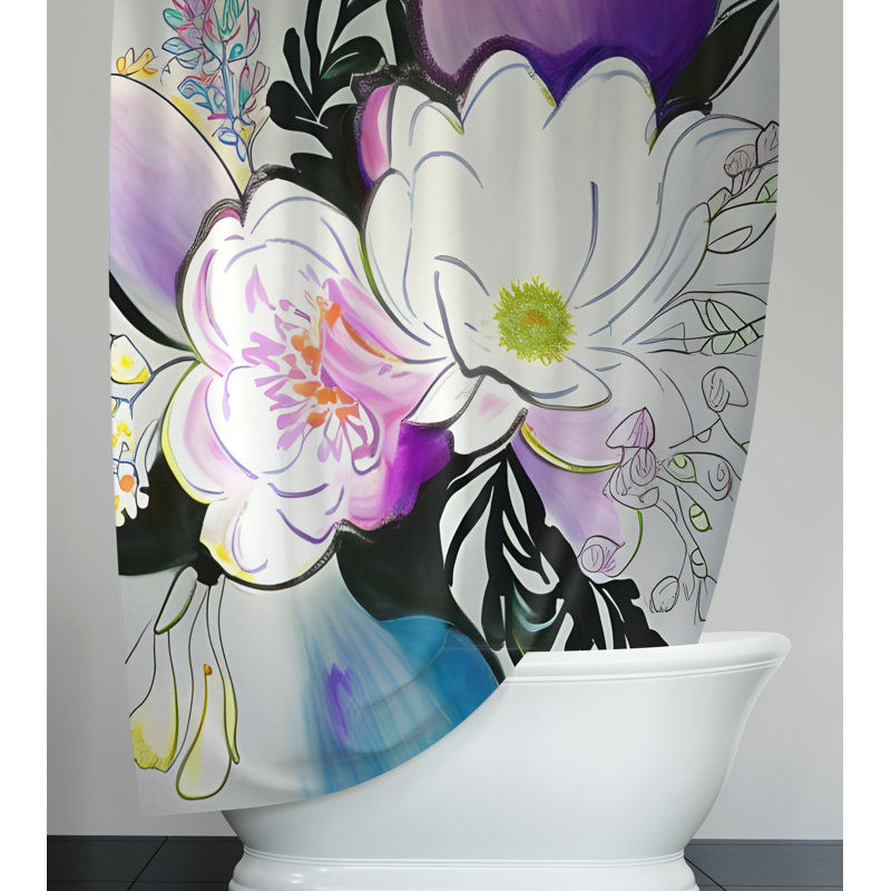 Rideau de douche Arivaca, H 72 po x l 70 po