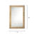 Relief Mango Wood Flat Mirror