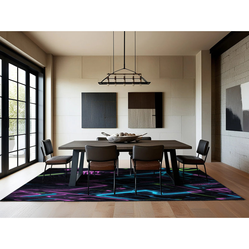 Tapis Glow Stream, Rectangulaire 2 pi x 3 pi
