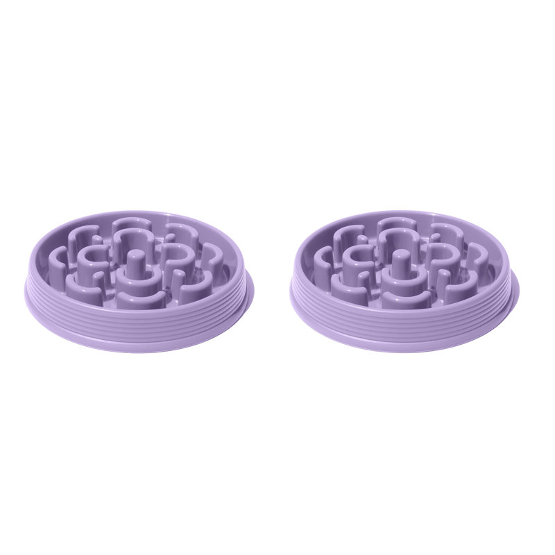 Mangeoire lente en polypropylène Slow Chow Medallion, Moyen (3 tasses)
