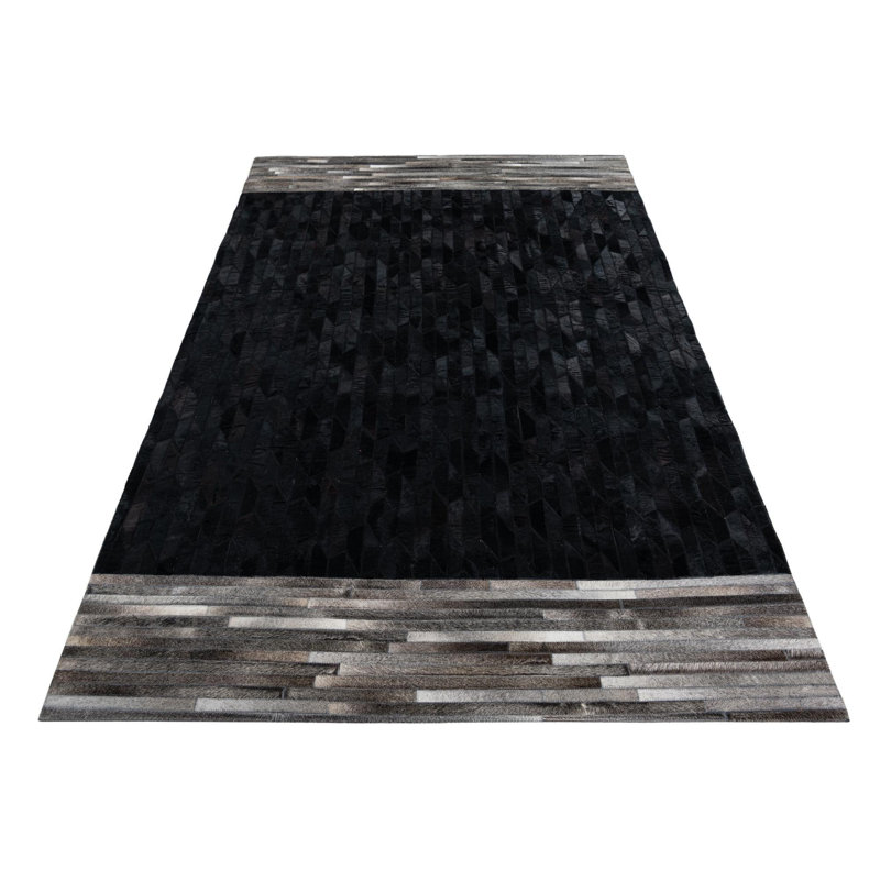 Tapis noir Juliana
