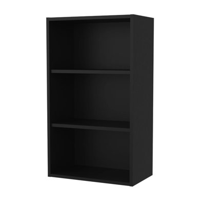 Black Cabinet For Kitchenware - 36"X21"X12", Scratch-, Adds Modern Flair To Kitchen Decor Wall Mounted Storage Unit 21"X12"X36", Holds Supplies