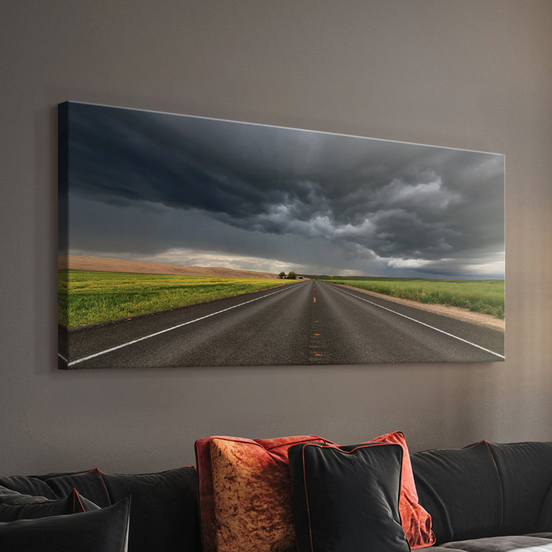 Thunder- Gallery Wrapped Canvas -Ready to Hang, 16" H x 32" W
