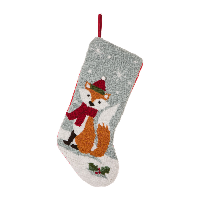 Hooked Fox Stocking