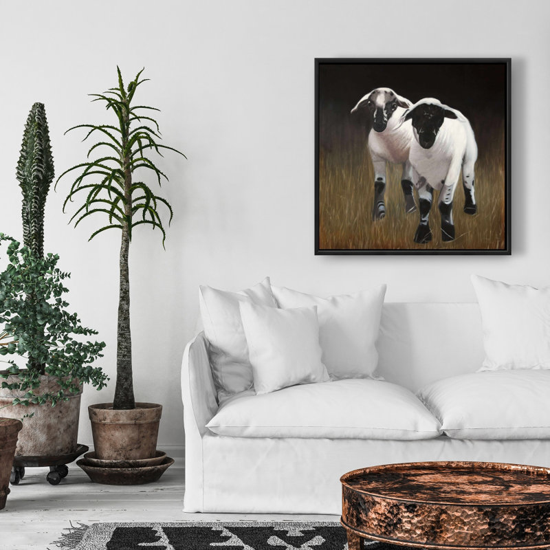 «Two Lambs», H 24 po x l 24 po