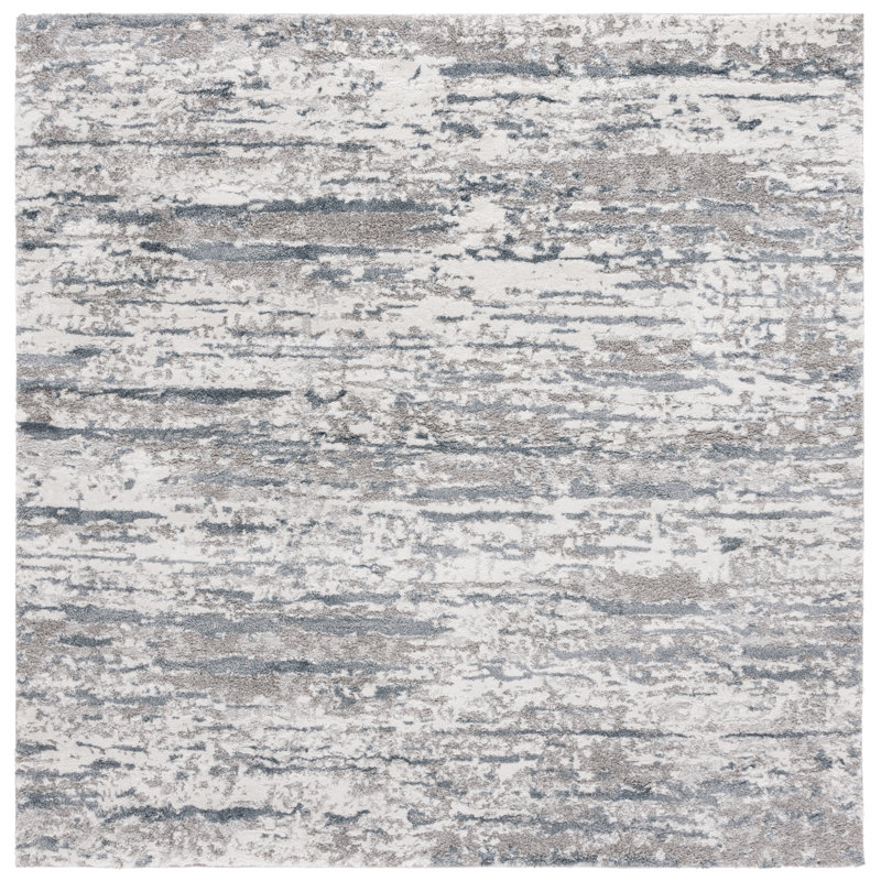 Bloxson Performance Abstract Rug, Square 6'7"