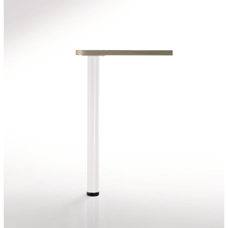 Adjustable Table Leg, White