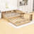 Wood Daybed with Pull-Out Trundle and Desk and Storage-730644257-730644315