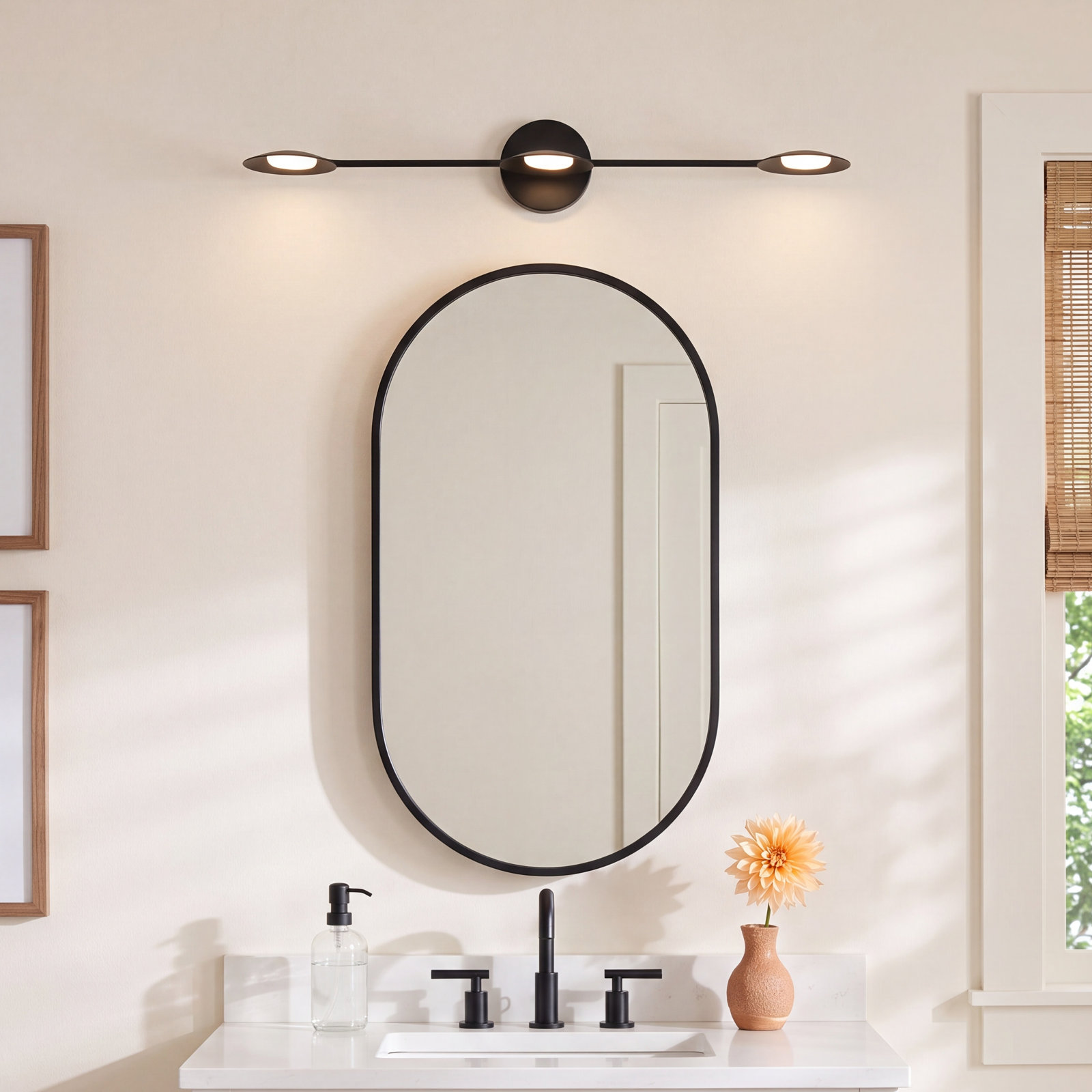 Rotaire 3 Light Dimmable LED Vanity Light
