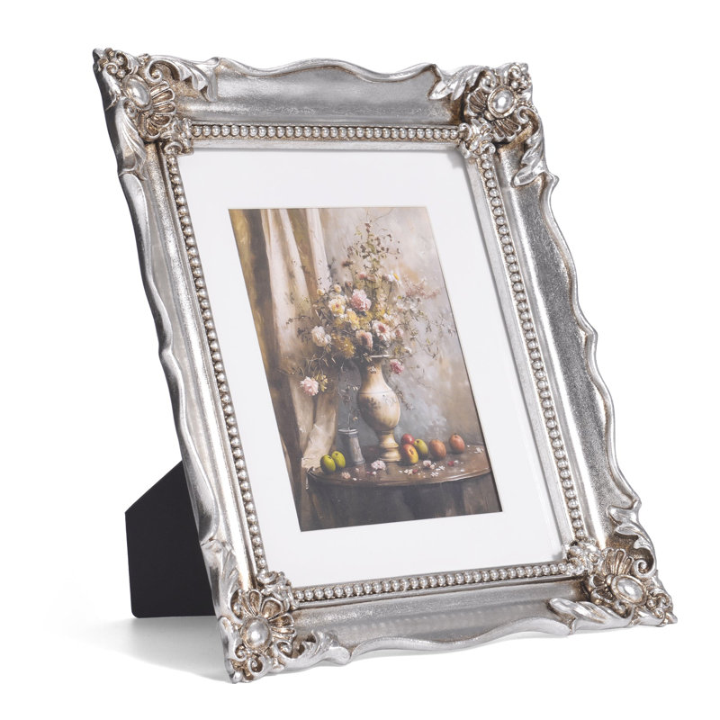 Silver Picture Frame with Mat