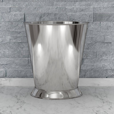 Madison Steel Open Waste Basket
