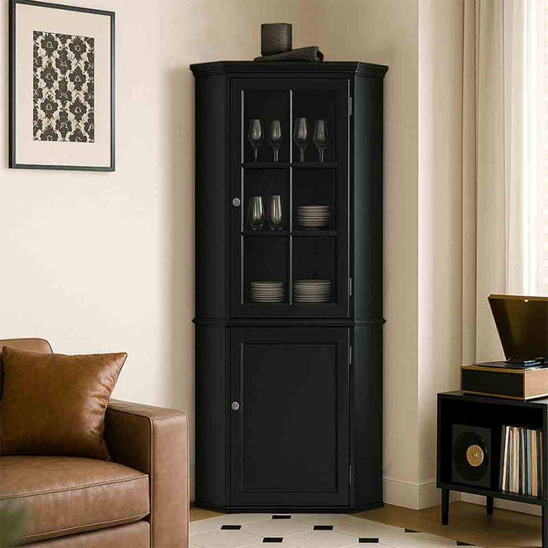 Armoire d'angle Mid-Century